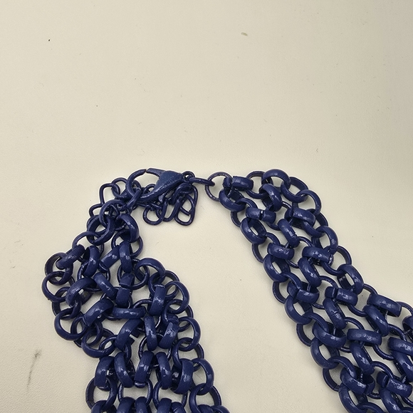 Vintage Gunmetal Bib Necklace - Picture 10 of 10